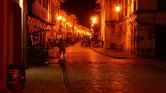 Landscapes night lights street City Lights cities