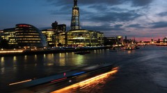 Landscapes night River Thames