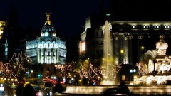 Landscapes night Spain cities madrid capital sin copia