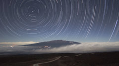 Landscapes night Stars hills