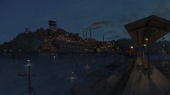 Landscapes night water seifuku scenic