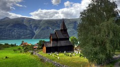 Landscapes Norway Europe churches