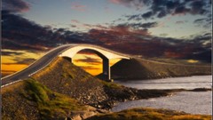 Landscapes Norway roads