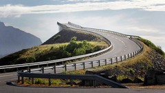 Landscapes Norway roads streets