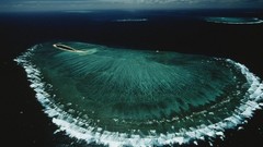 Landscapes ocean Australia Islands waves coral reef