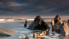 Landscapes ocean Beaches