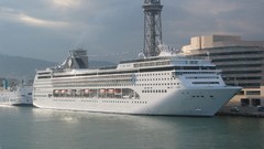 Landscapes ocean ships port Seals dock