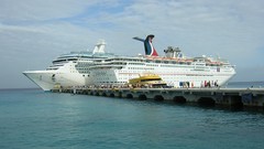 Landscapes ocean ships port Seals dock
