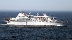 Landscapes ocean ships port Seals dock