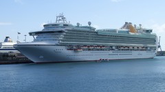 Landscapes ocean ships port Seals dock