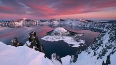 Landscapes Oregon crater lake