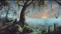 Landscapes paint woods