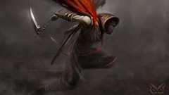 Landscapes paintings drawings Assassin Shinobi illustrations 