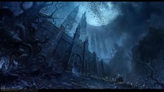 Landscapes paintings drawings chateau cityscapes fantasy art 