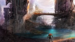 Landscapes paintings drawings illustrations artwork digital art 