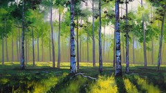 Landscapes paintings forests
