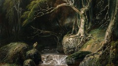 Landscapes paintings forests Richard Westall