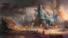 Landscapes paintings Speed artwork digital art fantasy art 