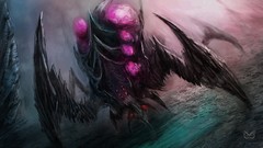 Landscapes paintings Zerg drawings illustrations digital art 