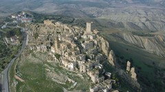 Landscapes panorama Italy architecture italia craco