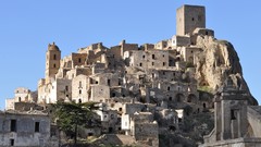 Landscapes panorama Italy architecture italia craco