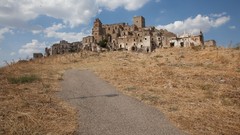 Landscapes panorama Italy architecture italia craco