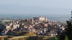 Landscapes panorama Italy Castles cities italia Corigliano 
