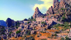 Landscapes panorama Italy italia pentedattilo