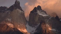 Landscapes peaks national park chile Paine