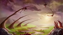 Landscapes planets alien