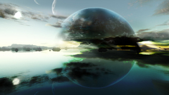 Landscapes planets digital art