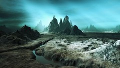 Landscapes planets outer space