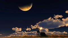 Landscapes planets science fiction outer space