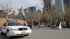 Landscapes police Manhattan USA cityscapes new york city