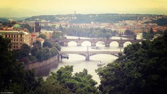 Landscapes Prague Bridges rivers cityscapes praga