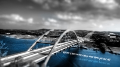 Landscapes Quotes Bridges tilt-shift