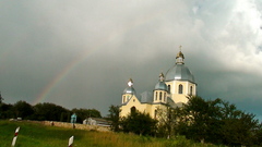 Landscapes rainbows churches