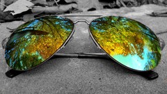 Landscapes reflections sunglasses