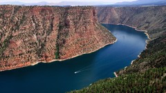 Landscapes reservoir rivers flaming