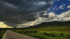 Landscapes roads Bulgaria