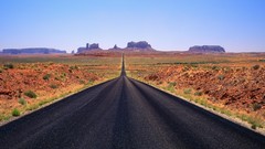 Landscapes roads deserts