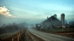 Landscapes roads fences HDR Photography