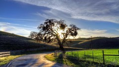 Landscapes roads HDR Photography