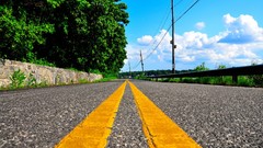 Landscapes roads streets