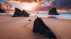 Landscapes rocks Beaches