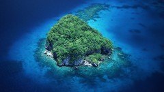 Landscapes rocks Micronesia