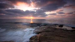 Landscapes rocks skies Sea