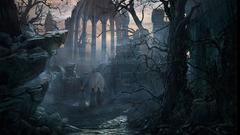 Landscapes ruins dark