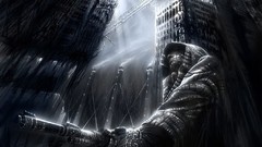 Landscapes ruins guard cityscapes