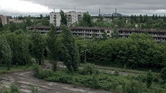 Landscapes ruins Pripyat